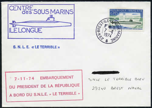 Président à bord du terrible