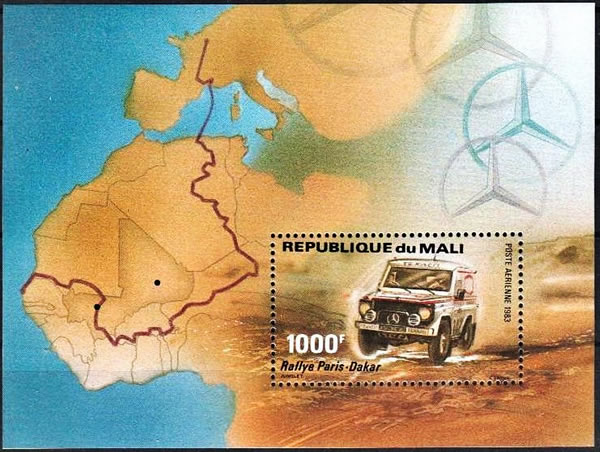 Tracé du premier Paris Dakar