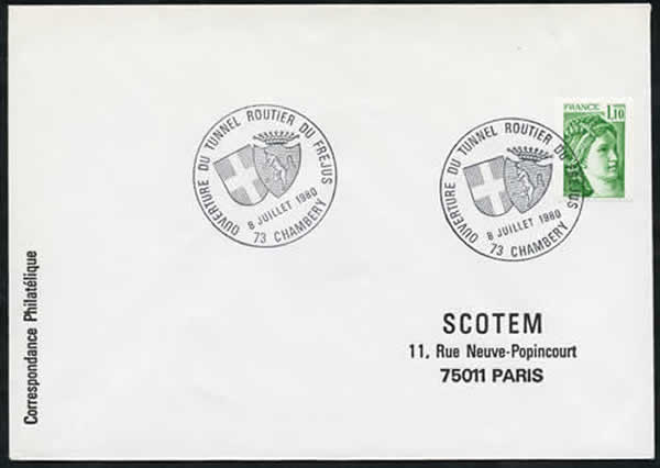 Inauguration du tunnel du fréjus