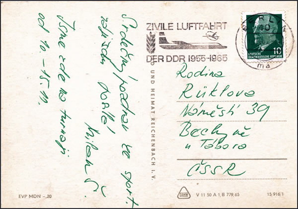 Dixième anniversaire de la Lufthansa de la RDA