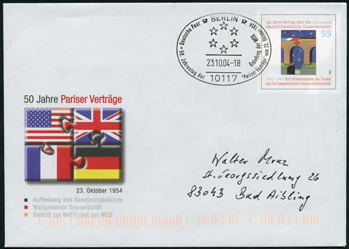 50ème anniversaire des accords de Paris du 23/10/54