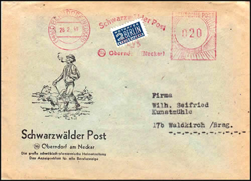 EMA de la ZOF avec timbre fiscal pour Berlin