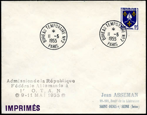 Admission de la RFA dans l'OTAN