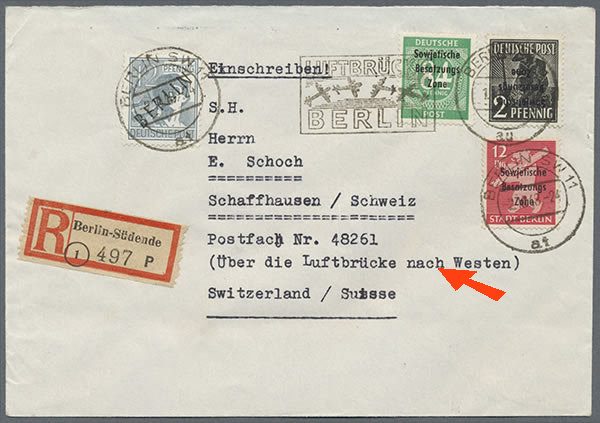 Affranchissement mixte pour la Suisse