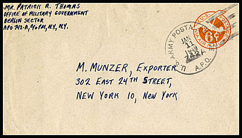 APO 742 A Berlin tempelhof