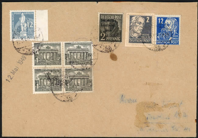 double port Berlin Est vers Ouest 12/5/49