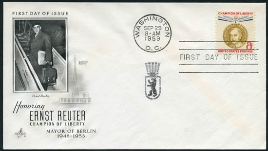 FDC US Ernst Reuter