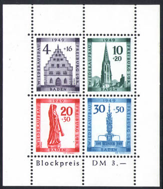 Bloc Freiburg dentelé