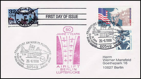 FDC 50ème anniversaire du blocus USA