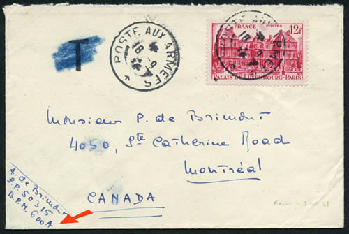 lettre du BPM 600A de berlin pendant le blocus