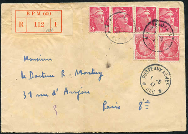 BPM 600 avec étiquette imprimée