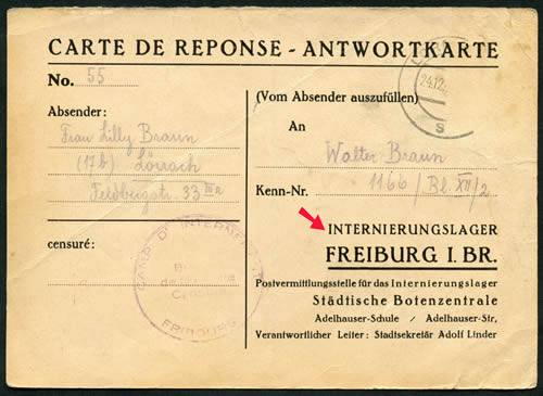 Camp d'internement de Freiburg