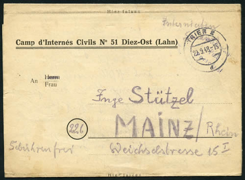 camp d'internés civils de Trèves