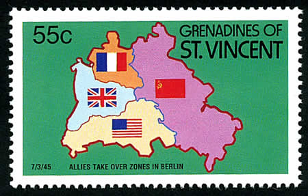 Carte des zones à Berlin