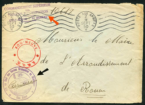 Commandant en chef des troupes d'occupation