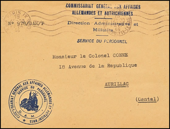 Commissariat aux affaires allemandes et autrichiennes