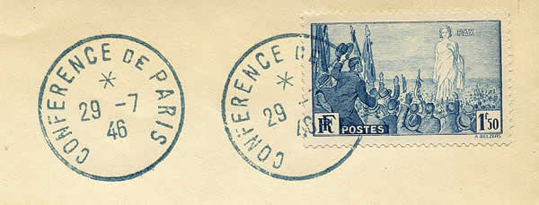 er jour sur timbre PAX 