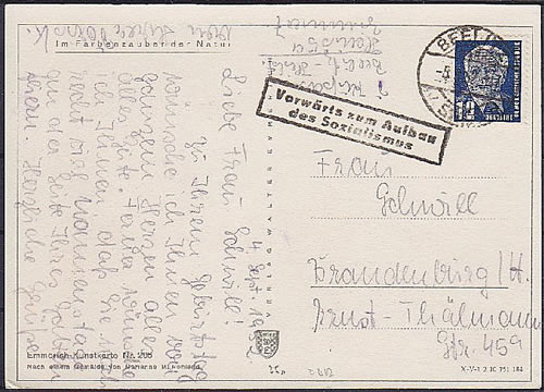 Propagande pour la construction du socialisme