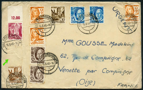 Lettre établissement Dornier