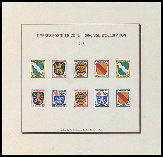 Epreuve de luxe petits formats de la ZOF