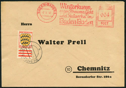 EMA DEUTSCHE POST de Baden-Baden