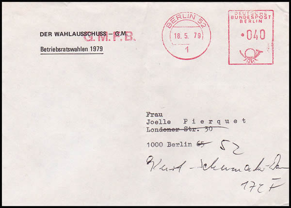 EMA Gouvernement Militaire Français de Berlin 1979