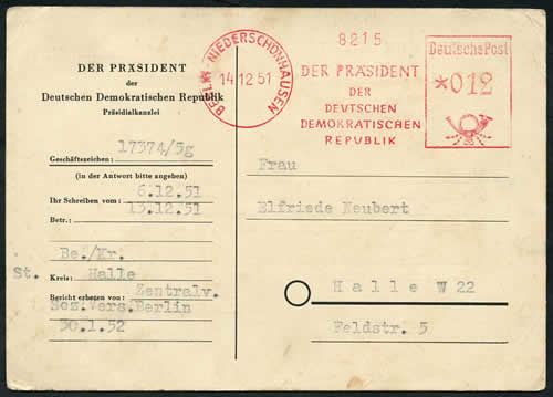 EMA du Président de la RDA