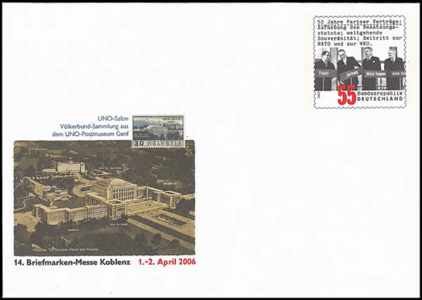 Entier Traité de Paris 50e anniversaire