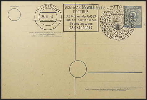 expo-philatélique Cottbus