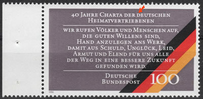 timbre Charte des Expulsés  émis