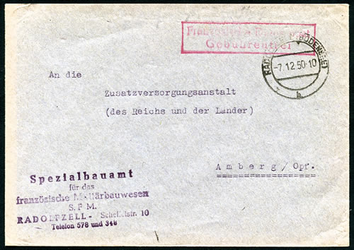 griffe Französische Dienstpost