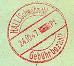 cachet gebuhr bezahlt