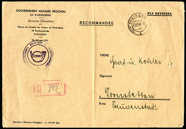 Gouvernement militaire du Württemberg Scieries