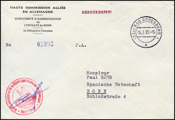 délégation française à la Haute Commission alliée