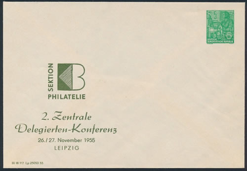 entier postal privé kulturbund Philatelie