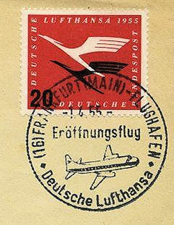 premier vol de la Luft-hansa