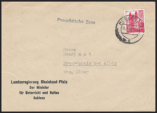 Ministre du palatinat Rhénan