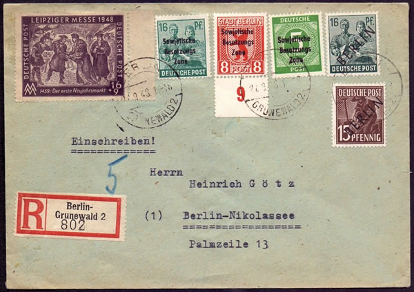 Lettre locale avec affranchissement mixte