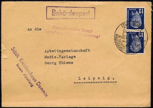 Griffe contre la remilitarisation de l'Allemagne