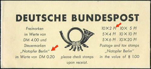 Carnet Notopfer face 1