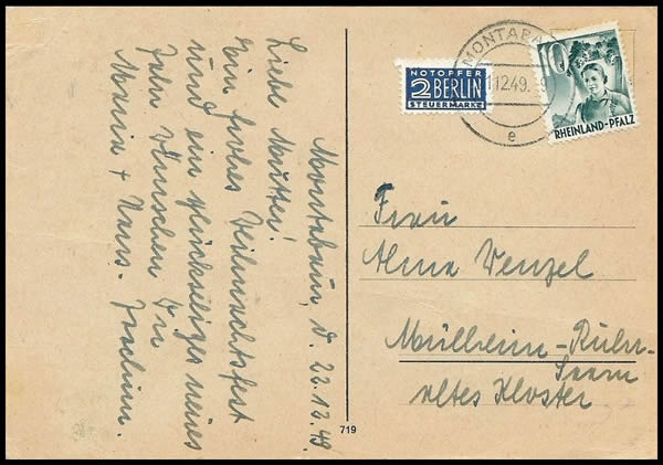 CP de Rhénanie avec surtaxe pour Berlin