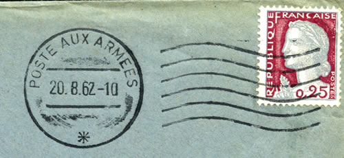 Oblitération Klüssendorf de Berlin 1962