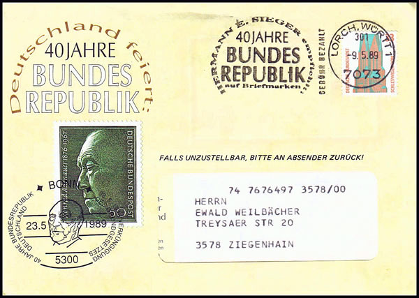 OMEC 40ème anniversaire et oblitération temporaire