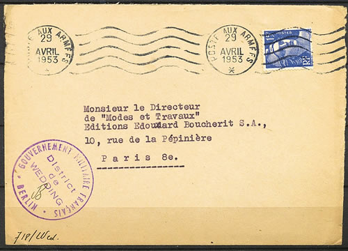 OMEC continue  Poste-aux-armées muette de Berlin