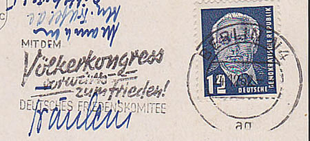 OMEC Congrès du peuple 1952