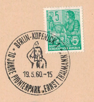 10ème anniversaire du Parc des Pionniers Ernst Thälmann à Berlin