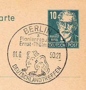 Rassemblement des Pionniers 1950 à Berlin