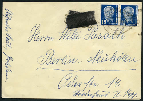 PostKrieg cavairdage d'une flamme pour un congrès de la Fédération Syndicale Mondiale Communiste