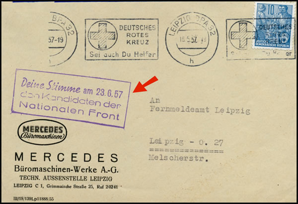 Propagande en RDA pour les élections municipales