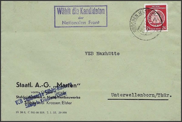 Propagande électorale pour le National Front